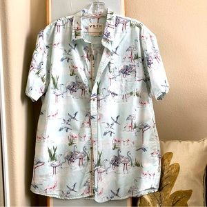 VSTR Premium Men’s Button down Short Sleeve, XL